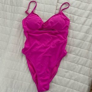 Barbie pink one piece swim